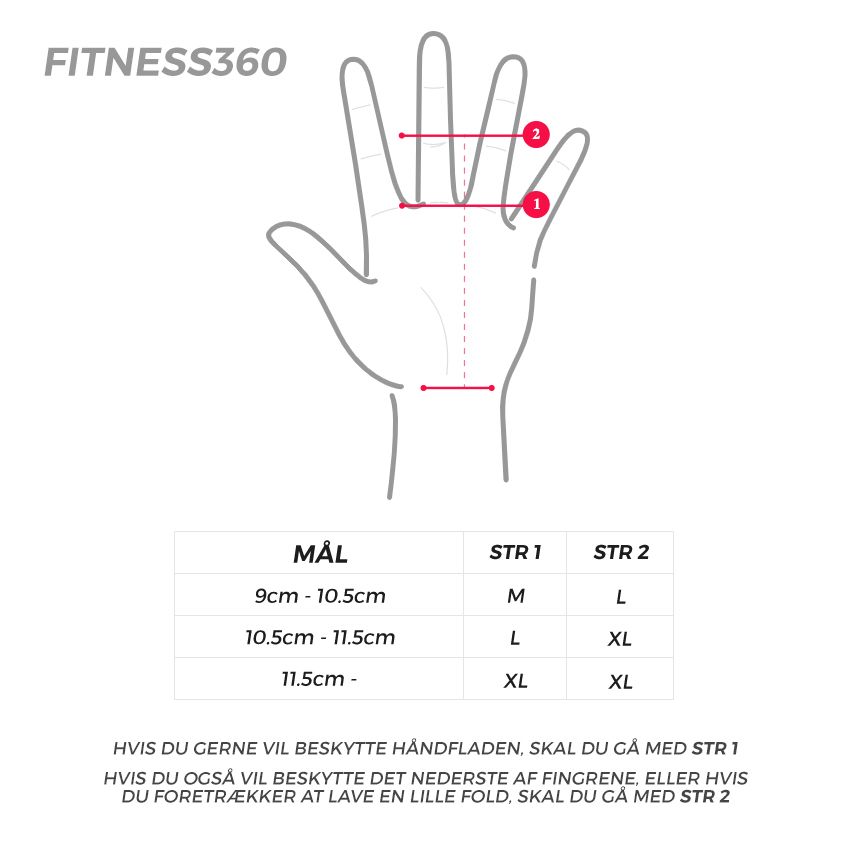 Størrelsesguide - Grips Pro