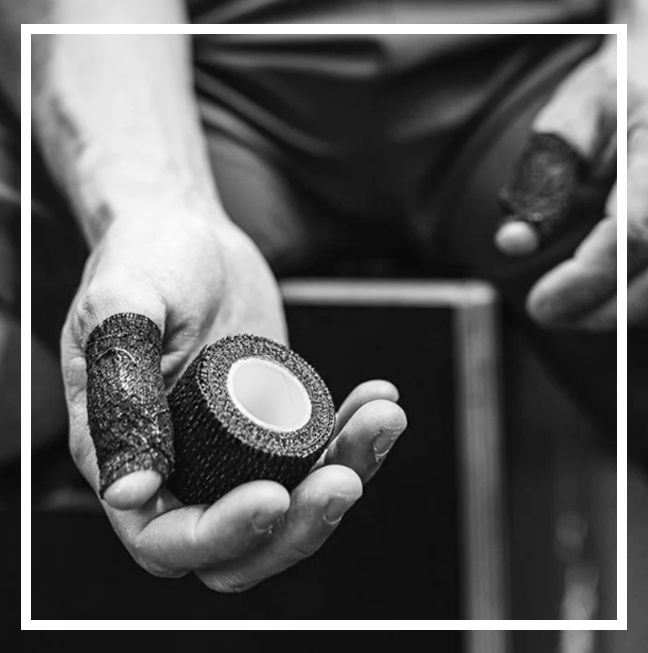 Elastisk Sportstape Sort