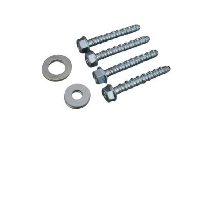 4 stk. Beton Skrue inkl skive - M10 x 80 mm