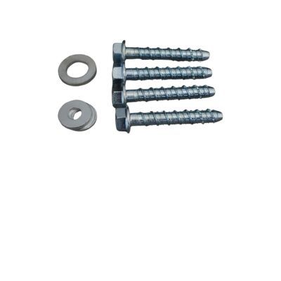 4 stk. Beton Skrue inkl skive - M12 x 80 mm