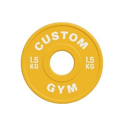 Fractional Plates - Farvede - 1,5 kg - Gul