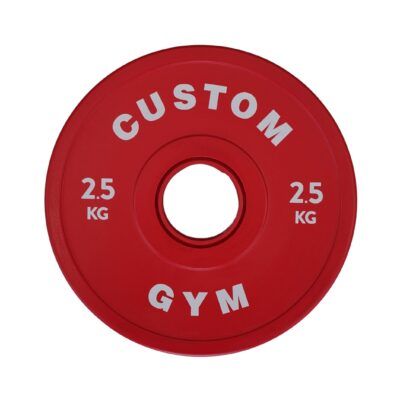 Fractional Plates - Farvede - 2,5 kg - Rød