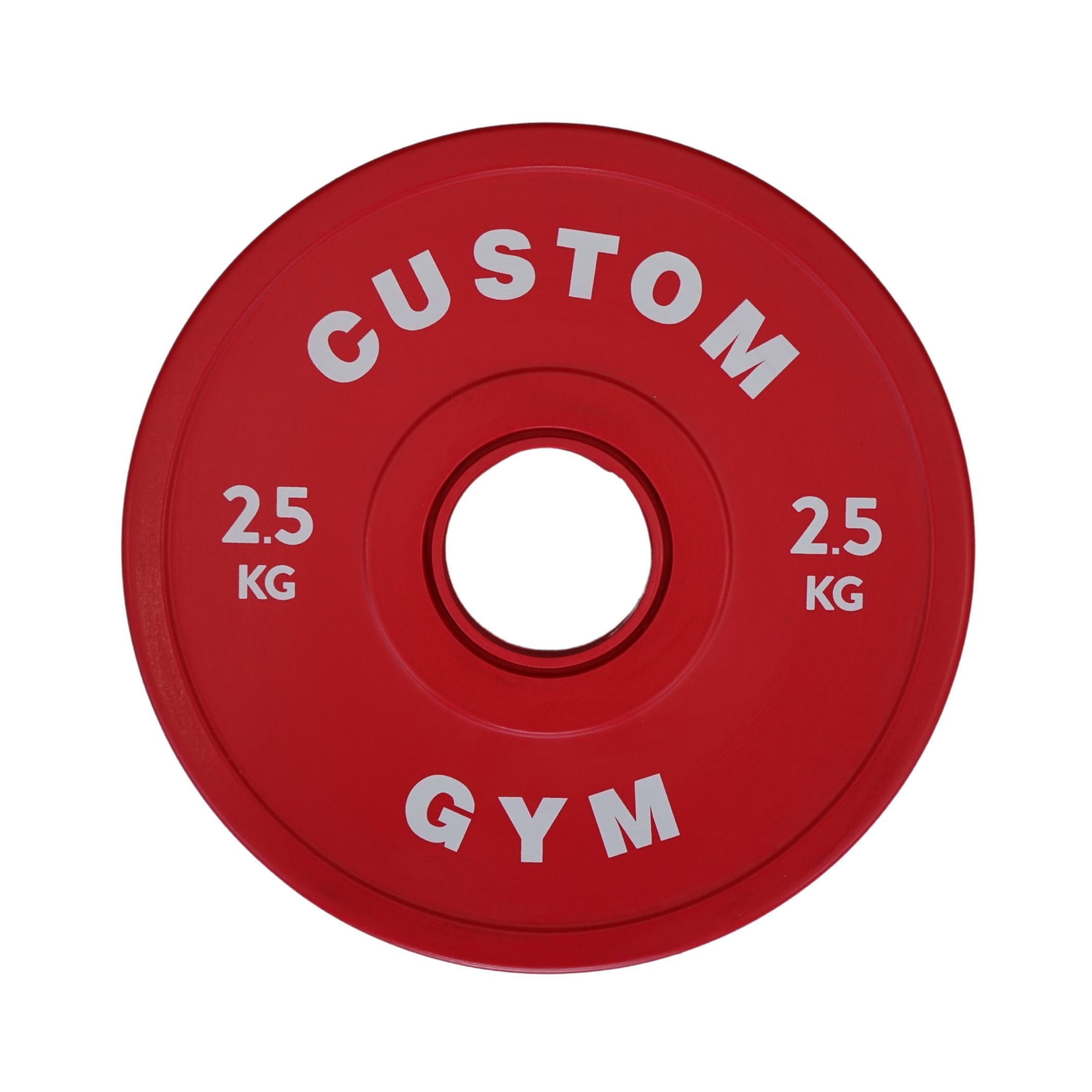 Fractional Plates - Farvede - 2,5 kg - Rød