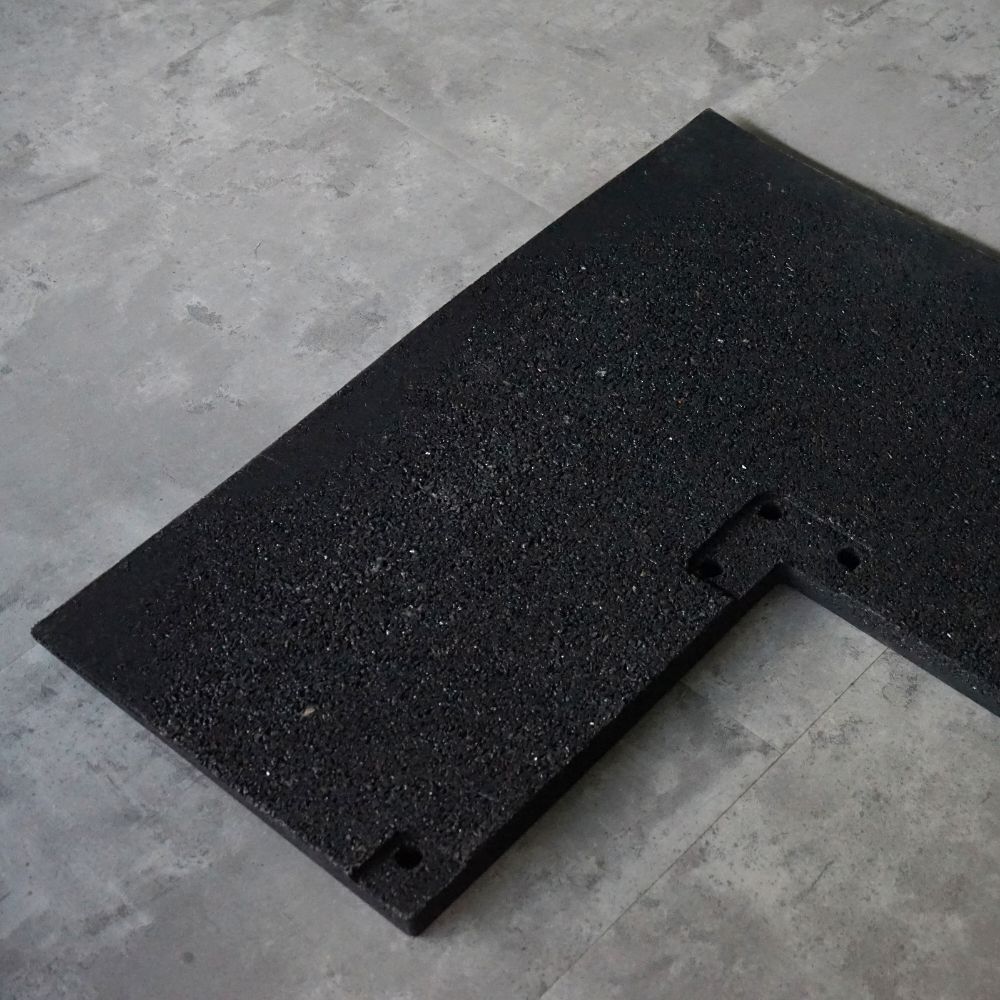 Hjørne rampe til gummiflise 20 mm - Skjulte samlinger - Billede 3