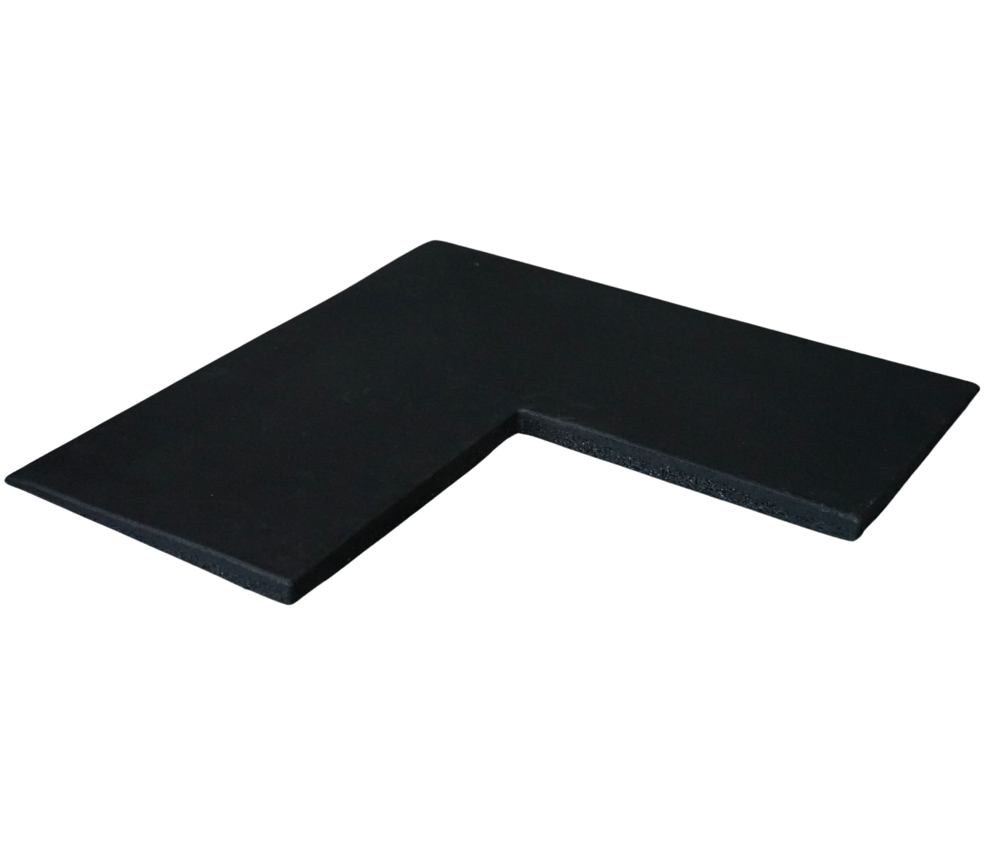 Hjørne rampe til gummiflise 20 mm - Skjulte samlinger