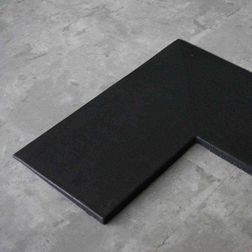 Hjørne rampe til gummiflise 20 mm - Skjulte samlinger - Billede 2