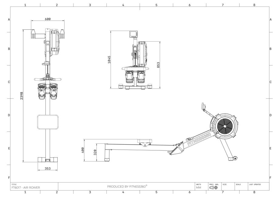 Fitness360 Air Rower